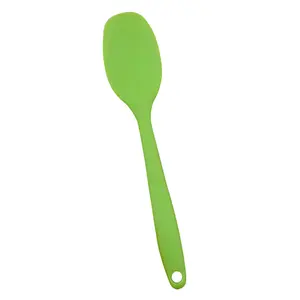 Utensilios de cocina de silicona para niños, cucharas y cucharas, espátula, cuchara de café, mesa de helado