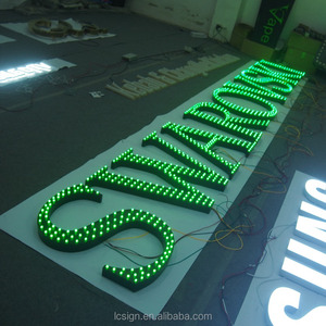 Acrylic Độ Sáng Cao Led Punch Holes Dấu Hiệu Đầy Màu Sắc 3d Led Chiếu Sáng Chữ Signage - Product Image 5