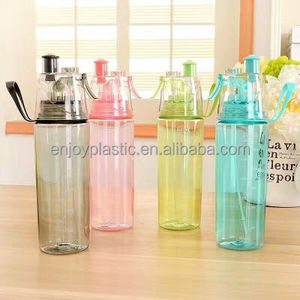 Portable Sports <strong>Spray</strong> Water <strong>Bottle</strong> with <strong>Spray</strong> Mist Plastic <strong>Drink</strong> <strong>Bottle</strong> for Kids Students - Product Image 5