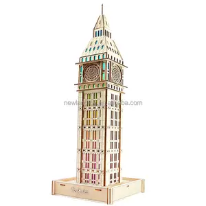 World Famous Architecture High Quality Finest 3d simulation large building Puzzle ODM OEM