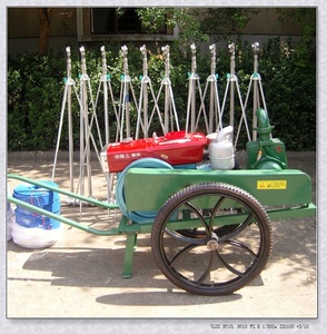 Sistema de Riego Móvil para Granjas TOENTER 8.8CP con 10 Aspersores, Construcción Metálica, Conexión IoT, Ahorro de Agua - Product Image 2