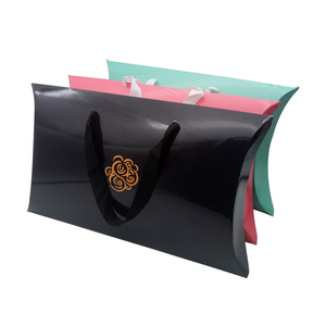 Custom logo luxury gift kraft seed paper packaging box