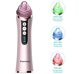 Electronic Facial Pore Peeling Cleaner Acne Blackhead Remover Utilizes Pore Vacuum Extraction Comedo Suction Tool