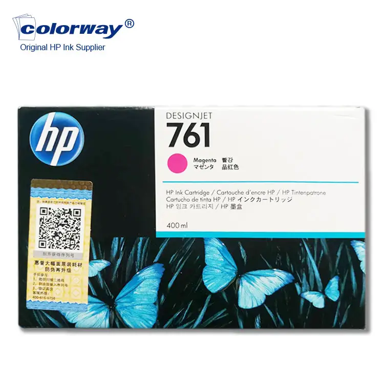 OEM toptan HP 761 mürekkep kartuşu sarı HP T7100 7200 yazıcı