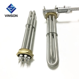3KW/4。5KW/6KW/9KW/12KW 1.5 Inch Brass Thread Heating TubeためEngineer Water Tank/Solar Energy、Immersion Water Heating Element - Product Image 4