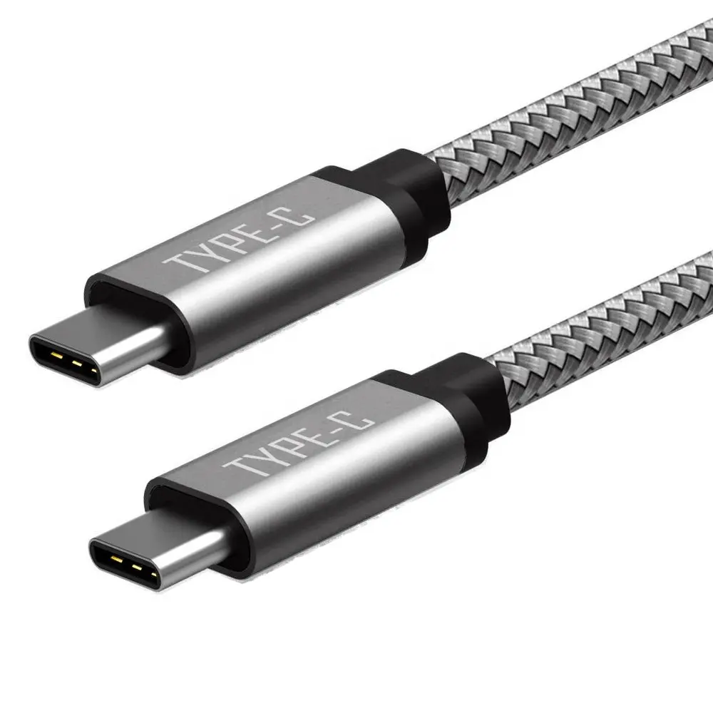 SUNLINE 2021New E-MARK IC GEN 2 4K 3D 20V 5A High Speed Super Fast Gen 2 10Gbps 100W USB 3.1 Type C MaleにC Male Cable