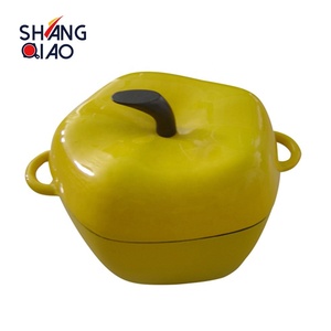 <span class=keywords><strong>Cocotte</strong></span> en <span class=keywords><strong>fonte</strong></span> <span class=keywords><strong>émaillée</strong></span> en forme de fruits et légumes Citrouille Tomate Casserole - Product Image 3