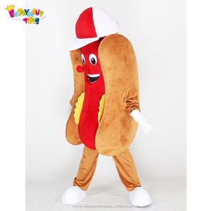 Jouissance CE adulte <span class=keywords><strong>saucisse</strong></span> hot-dog <span class=keywords><strong>costume</strong></span> de mascotte pour la publicité - Product Image 1