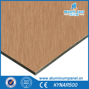 4 mm PVDF Brused <span class=keywords><strong>or</strong></span> <span class=keywords><strong>Dibond</strong></span> pour mur extérieur décoration - Product Image 4