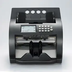Ec1000 contagem de moeda portátil de papel, máquina de detecção contador de dinheiro equipamento financeiro