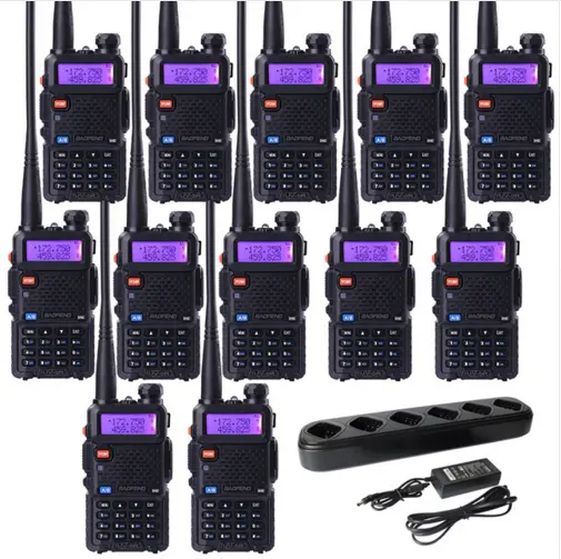 뜨거운 판매 BAOFENG UV-5R UHF 400-520MHz 및 VHF 136-174MHz 양방향 라디오