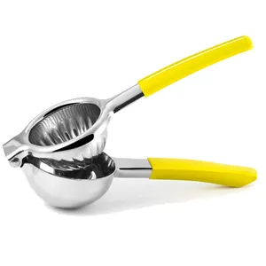 Top selling zeal silicone handle stainless steel lemon squeezer manual citrus juicer