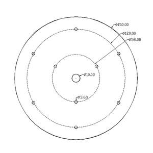 220V 100W 105 lm/W tuyến tính bảng tròn 5700K màu trắng nhôm AC DOB dẫn mô-đun <span class=keywords><strong>PCB</strong></span> pcba cho ánh sáng bay - Product Image 2