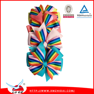 2016 cute handmade cheer bow ribbons out of hair, hair bows for Girls's least wholesale - Product Image 1