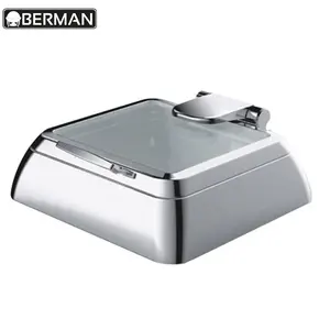 Catering equipment hot sale economic chafing dish,luxury chafing dish,food container with lid glass