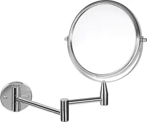 专业卫浴酒店两面镜子的构成与led照明墙镜设计