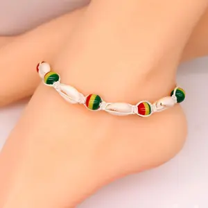 Pulseira de perna de concha feminina, tornozeleira do mar em concha feminina tornozeleira, corrente de perna sexy, pulseira de tornozelo para mulheres