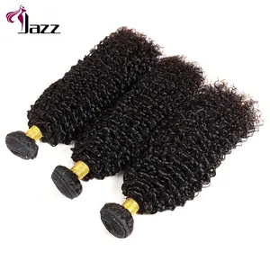 Unprocessed Raw Cuticle Aligned Hair Weft Afro Kinky Curly Human Hair Extensions Virgin 100% Indian Human Hair Extensions