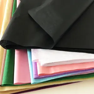 Fournitures de papier mouchoir noir, vente en gros