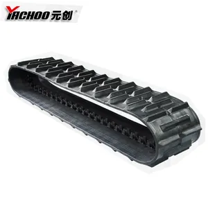 agriculture harvester rubber crawler track