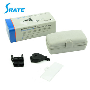 Clip on lente di ingrandimento per pidocchi che trovano nei capelli con LED e tre lenti - Product Image 5