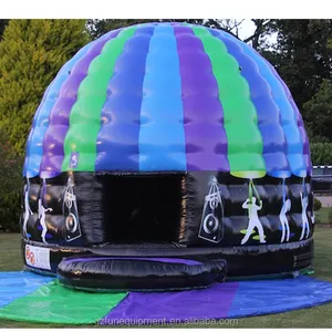 Thương mại Inflatable Disco Ball Dome Âm Nhạc Inflatanle Nhảy Nhảy Múa Lâu Đài Đối Với Đảng