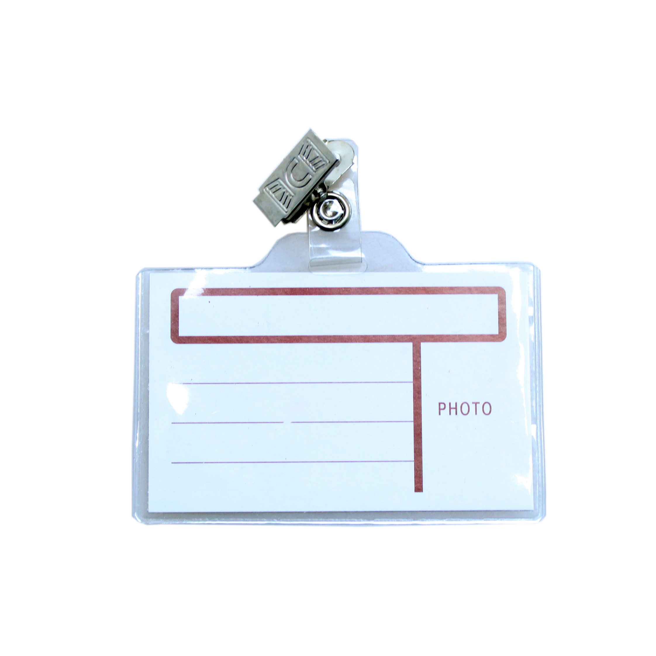 Пластиковые ID-карты для бейджа визитной карточки ID именной ярлык значок держатель с зажимом