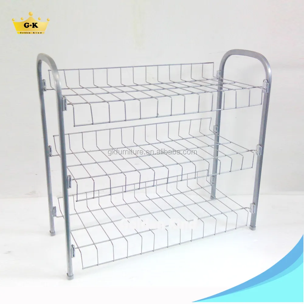 Factory sale directly shelf for shoe drying slipper display stand