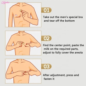 Stick on Bra Nipple Chafing Protector Couvre-mamelons jetables sexy pour hommes - Product Image 6