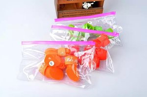 निविड़ अंधकार बारिश सिलिकॉन जेली रंग कुत्तों के लिए पालतू कुत्तों बिल्लियों के लिए जूता मोजे पालतू जूते बिल्ली जूते - Product Image 6