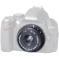 Lente de cámara óptica de gran angular para Nikon, lente de cámara de enfoque fijo Manual F/8 de 60mm Original para Nikon