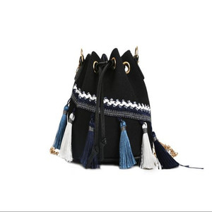 2017 nouvelle Toile mini ethnique chaîne en métal dames sac - Product Image 2
