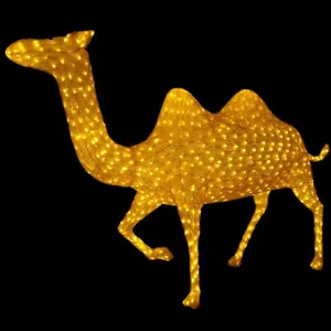 Luzes de motivos 3d para decoração ao ar livre, venda quente de luzes para o tema, parque do zoológico, ramadã