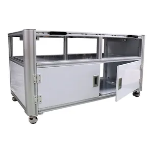 Workbench ייצור קו Workstation עבודת שולחן תעשייתי אביזרי דלת וחלון ידית אילגון צמח יבוא אלומיניום