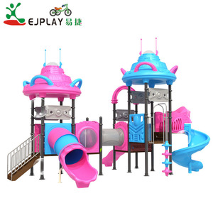 Parque <span class=keywords><strong>de</strong></span> diversiones baratas cuadrado <span class=keywords><strong>rosa</strong></span> y azul al aire libre <span class=keywords><strong>los</strong></span> niños <span class=keywords><strong>de</strong></span> diapositivas - Product Image 1