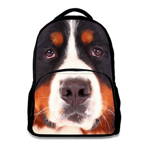 Perro mascota de peluche cara mochila/2018 nuevo diseño estilo del bolso/bolsos de escuela de moda - Product Image 4