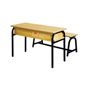 Basisschool Houten Bureau Stoel/Basisschool Tafel Bench/Grade School Set