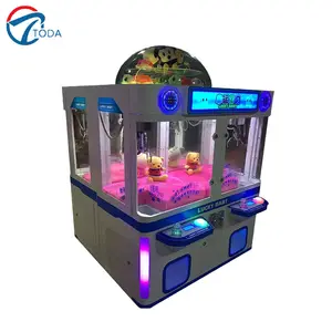 4 P Garra Grúa Máquina de Juego Para La Venta, niños que funcionan con monedas máquina de juego