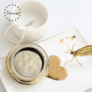 Wholesale <strong>Round</strong> Gold Silkworm Trinket <strong>Box</strong> Ceramic Jewelry <strong>Box</strong> - Product Image 4