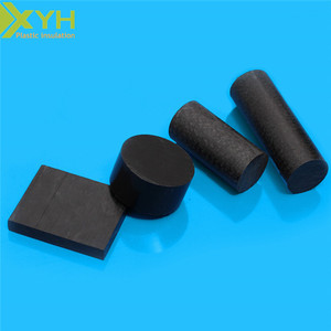 Tige <span class=keywords><strong>POM</strong></span>/acétal en <span class=keywords><strong>plastique</strong></span> dur noir de 20-130mm de diamètre - Product Image 4