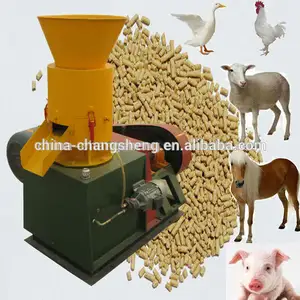 Cs alimentação uso doméstico barato matriz plana pellet feed granulação máquina coelho