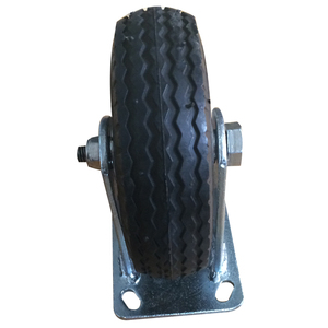 <span class=keywords><strong>6</strong></span> 8 10 Zoll Pneumatische Rutschfeste Gummi-Lenkrollen Schwenkbare Starrrollen mit OEM-Unterstützung - Product Image 5