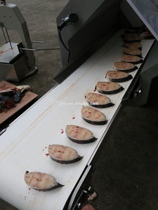 <span class=keywords><strong>Prix</strong></span> de gros, machine à découper automatique industrielle pour viande fumée, machine à découper les côtes de porc, machine à découper les steaks surgelés - Product Image 4