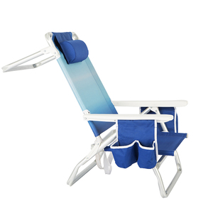 Silla de Playa Plegable de Aluminio Kejie para Exteriores con Bolsillos y Porta Botella - Product Image 3