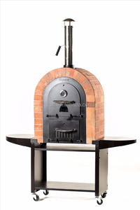 Inoxydable En Acier En Plein Air au feu de Bois <span class=keywords><strong>brique</strong></span> pierre four à pizza pain <span class=keywords><strong>BARBECUE</strong></span> - Product Image 1