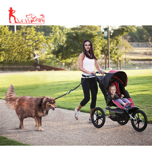 Assorbimento degli urti Cintura In Vita Regolabile Doppia Maniglia Mani Libere Guinzaglio Del Cane - Product Image 5