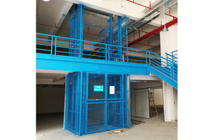 Barang Hidrolik Cargo <span class=keywords><strong>Elevator</strong></span> Outdoor Indoor Rel Panduan Lift Cargo Lift - Product Image 3