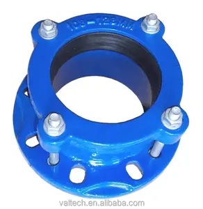 Flexible Universal Flange Adaptor ductile iron pipe fittings ISO2531 BSEN545 wide range