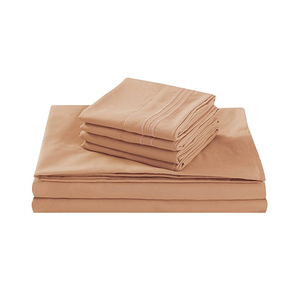 Microfibra hoja de cama juegos de <span class=keywords><strong>funda</strong></span> nórdica con 1 CM o 2 CM en relieve rayas <span class=keywords><strong>Hotel</strong></span> juegos de ropa de cama - Product Image 2