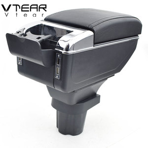 <span class=keywords><strong>Accoudoir</strong></span> Vtear pour Mitsubishi Colt avec chargeur USB, boîte de rangement à double couche surélevée, boîte de rangement centrale, accessoires pour <span class=keywords><strong>accoudoir</strong></span> - Product Image 5